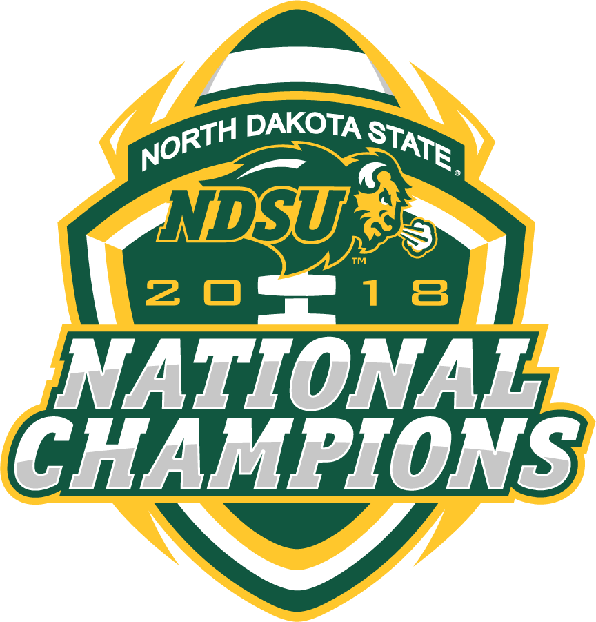 North Dakota State Bison 2018 Champion Logo iron on transfers for T-shirts
